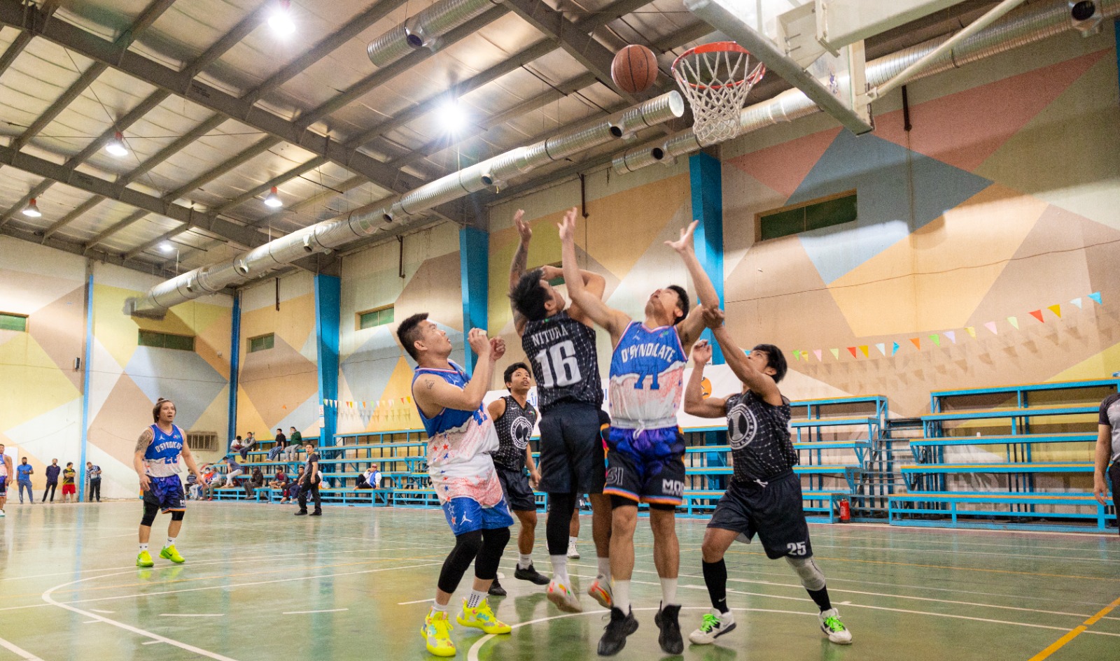 لقطات من مشروع دوري كرة السلة الدعوي بين فريقي Al ayed و Moda